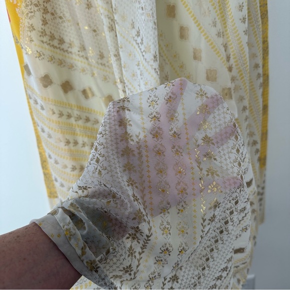 Ana & Rose Dress One Size Fits Most Beachy Boho Maximalist Patchwork Hippie - Picture 7 of 8